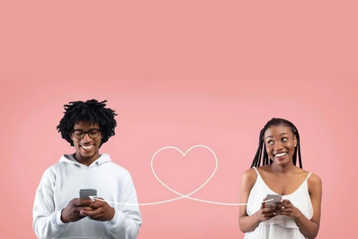 a girl and a boy chatting